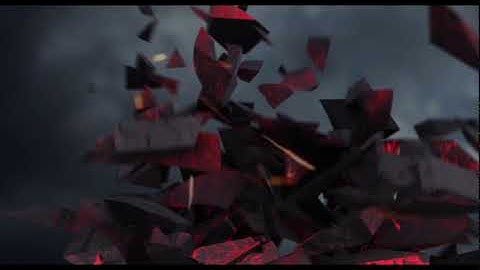 Fracture a hole into text INTRO in Element3D Cinema 4D  indaneey design