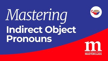 Mastering Indirect Object Pronouns in French - a Masterclass Live Webinar