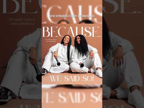 your friendly reminder to catch up on our latest episode in case you missed it🤎 #BecauseWeSaidSoPod