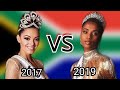 Demi-Leigh Nel-Peters VS Zozibini Tunzi | Miss Universe 2017 & Miss Universe 2019