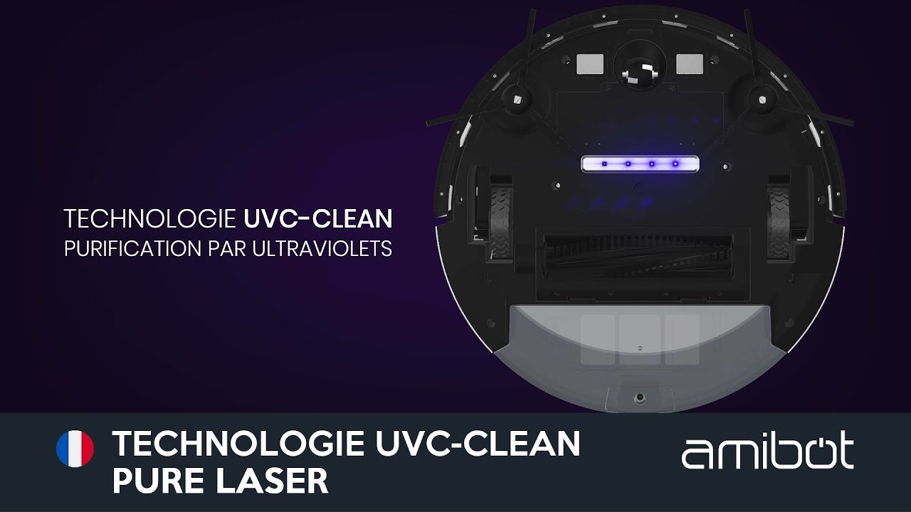 AMIBOT Spirit Ice Laser - Robot et aspirateur - LDLC