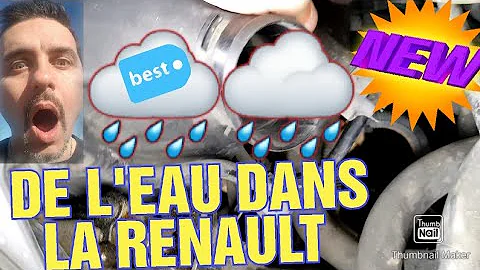 Ma Renault Megane 2 prend l'eau, que faire ?