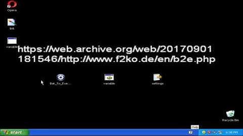 Converting .bat file to .exe file