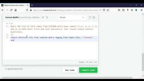 Weather Observation Station 8   HackerRank SQL