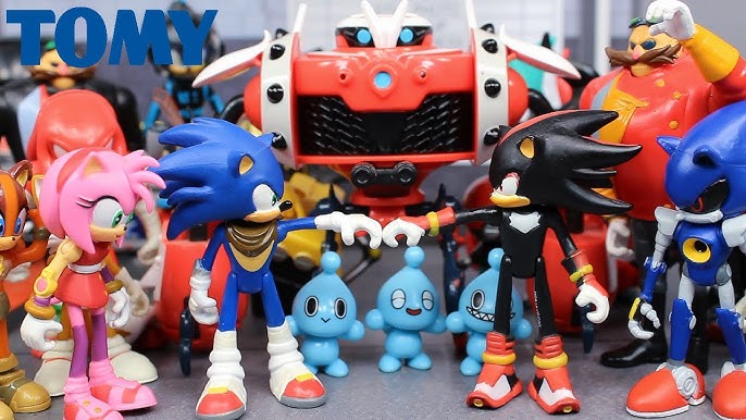 5 Bonecos Sonic Boom Tails,Amy,Sonic,Knuckles e Dr.Eggman Tomy SUIKA