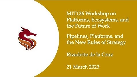 Pipelines, Platforms, and the New Rules of Strategy