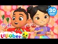 🥗 The Salad Salsa KARAOKE!🤩🥗 | BEST OF LELLOBEE! | Sing Along With Me! | Moonbug Kids Songs