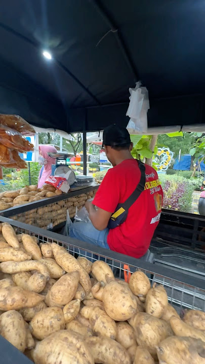 NYOBAIN UBI CILEMBU DI BKT DUREN SAWIT #kuliner #cilembu