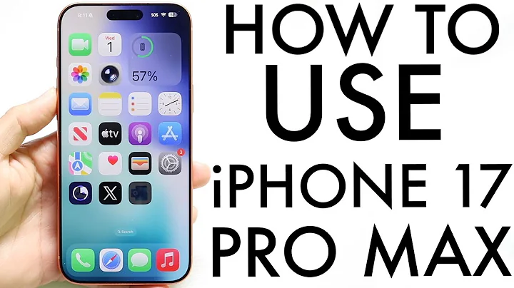 How To Use Your iPhone 17 Pro Max! (Complete Beginners Guide)