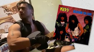 KISS- Reason to live ( bass cover by MACHING HEAD)