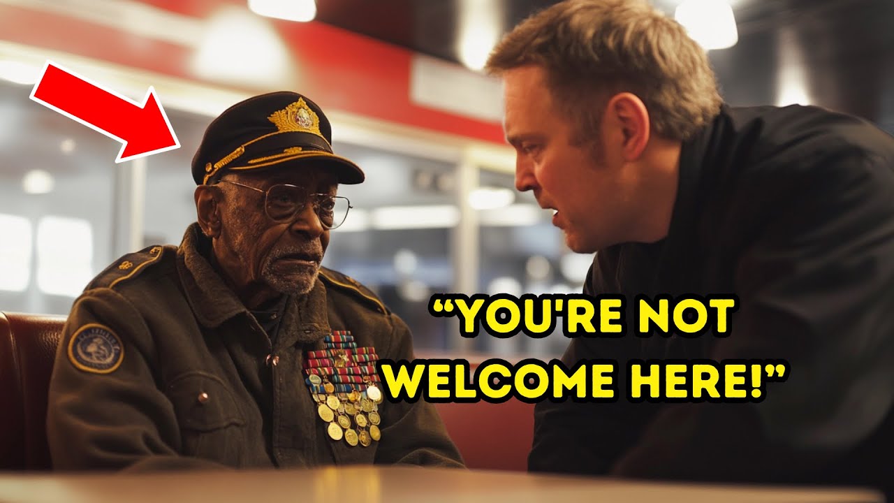 Outline Video Black Veteran Humiliated by Racist Restaurant Owner, Not Knowing Who His Son Is!