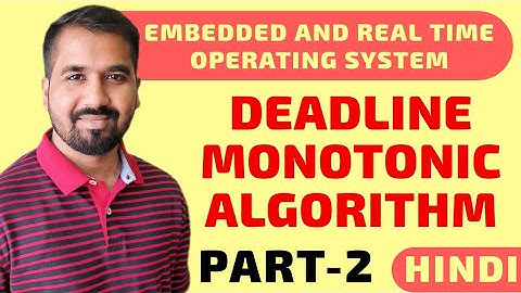 Deadline Monotonic Algorithm (DMA) PART-2 Explained With Example in Hindi l ERTOS Course