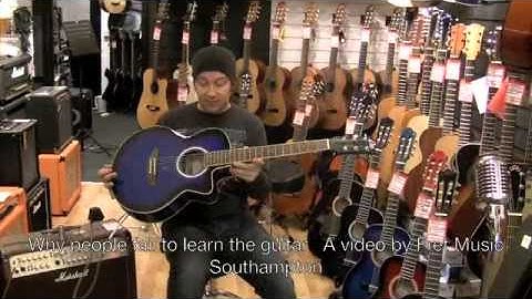Why people fail to learn the guitar   A video by Fret Music Southampton