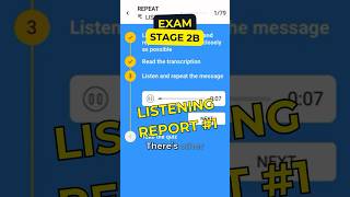 Icao Exam Stage 2B - Listening Report 1