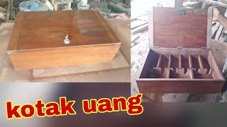 pembuatan kotak uang dari kayu
