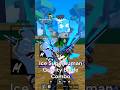 Ice Superhuman Gravity Blade Combo #bloxfruits #bloxfruit #roblox #shorts