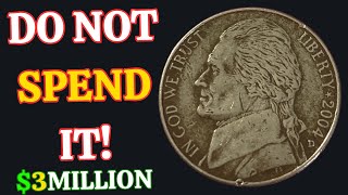 Top 5 Rare Jefferson Nickels Worth Money! 2004-P & Other Valuable Five Cent Coins to Look For!