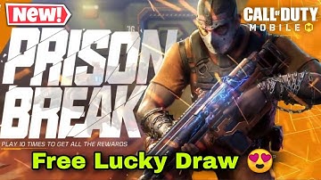 Opening Free Lucky Draw in COD Mobile | Opening Prison Break Draw in COD Mobile | Ajax Convict 🔥