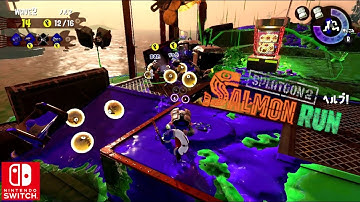 Nintendo Splatoon 2 Salmon Run ONE Random Weapon Profreshional 500 Switch Gameplay