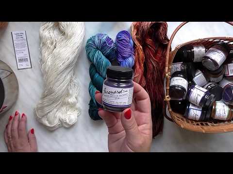 Škola pletení Katrincola yarn – barvení pletací příze, Coloring knitting yarn