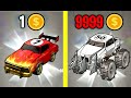 Max level muscle car evolution all 50 cars unlocked in merge muscle car 9999 level muscle car