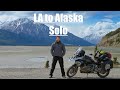 LA to Alaska Solo Motorcycle Trip Time Lapse! 3700 Miles!