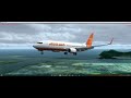 Prepar3D | JEJU AIR B737-800 HL8034 7C1354 KIX-PUS | Circling to Gimhae RWY18R