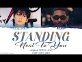 Jung kook  standing next to you usher remix  color coded lyrics eng