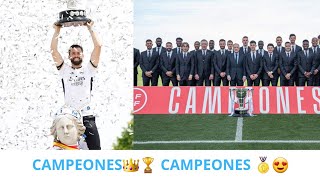 Campeones! 🏆👑🥇Campeones 😍#halamadrid