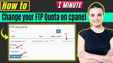 How to change your ftp quota on cpanel 2024