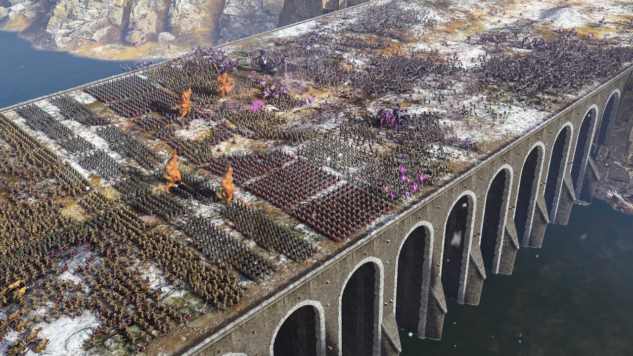 total war มี-กี่-ภาค  2022 New  MASSIVE BRIDGE LAST STAND - Total War WARHAMMER 3