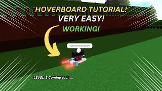 EASY HOVERBOARD TUTORIAL! (Level 1) | Build A Boat For Treasure | Roblox