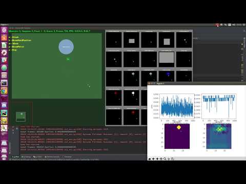 Double DQN on SC2 Marine Beacon minigame in training up to 3 million frames