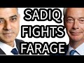SADIQ'S GROOMING GANG COVERUP: FIGHTS WITH FARAGE