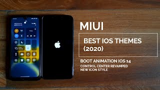 Miui 12 best  ios themes for all Xiaomi devices / ios boot animation / Real control center / hindi
