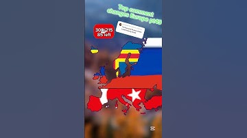 Top comment changes Europe pt49 #europe #mapper #geography #maping #mapping #mapchart #mapseries