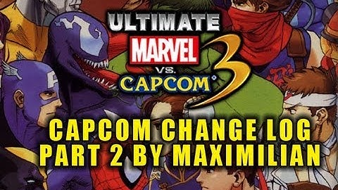 CAPCOM CHANGE LOG: PART 2 - Ultimate Marvel vs Capcom 3