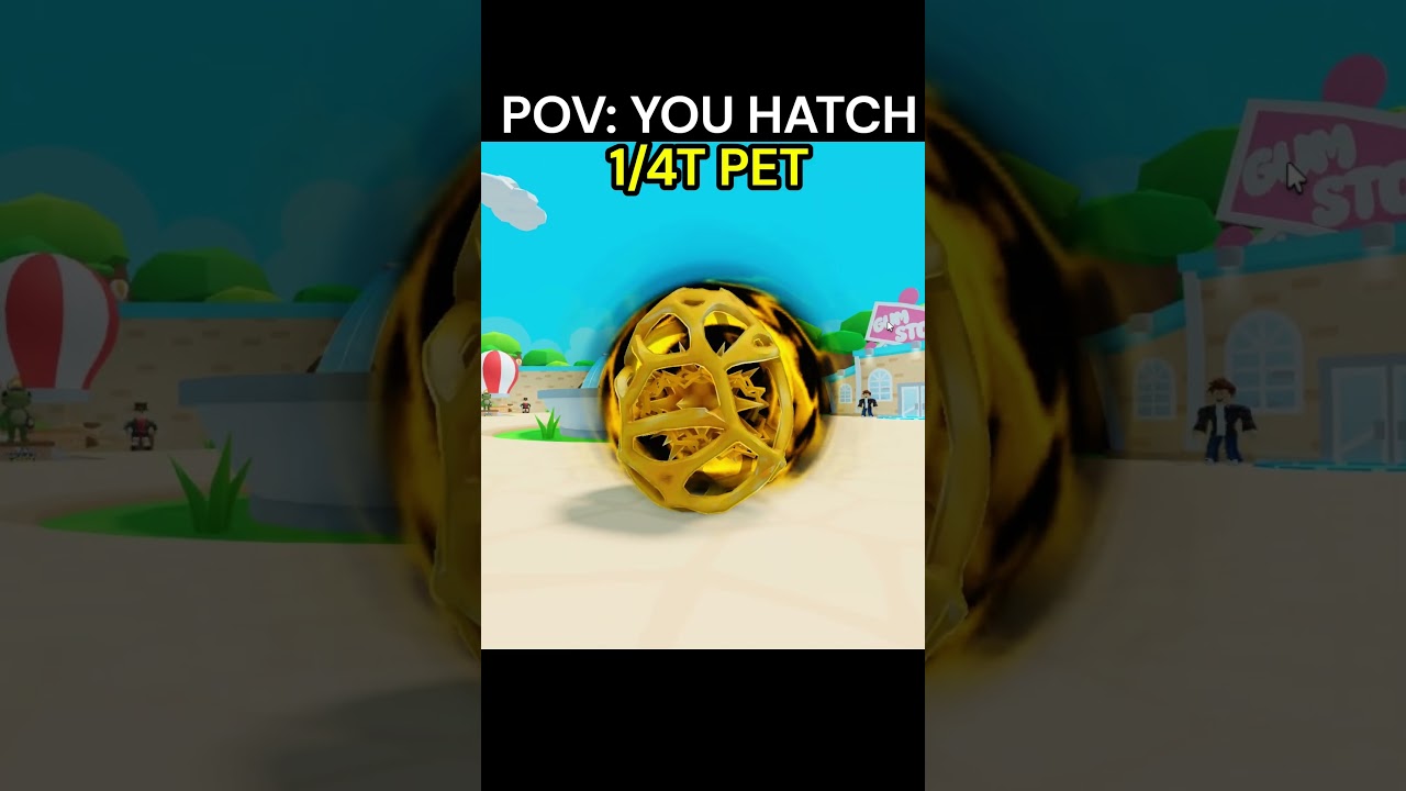 Hatching a 1/4T SHINY MYTHIC GALACTIC PALADIN in Bubble Gum Simulator Infinity