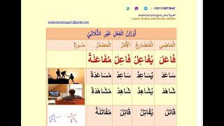 فَعيل المشتق مَفعُول ياوطني عدوك فَاعِل هالك وزن بشراك فَعل كتاب :