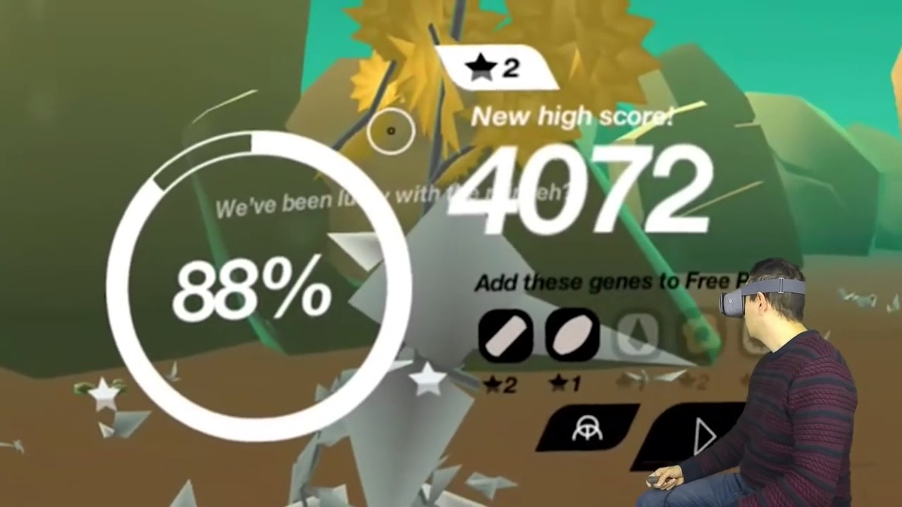 Google Daydream VR: EarthShape Gameplay / Hands On Earth Shape