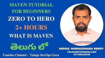 What is Maven in Telugu - Telugu DevOps Guru -Learn DevOps  from Scratch In Telugu - Moole Murali