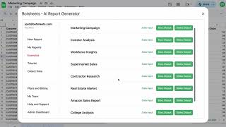 AI Report Generator