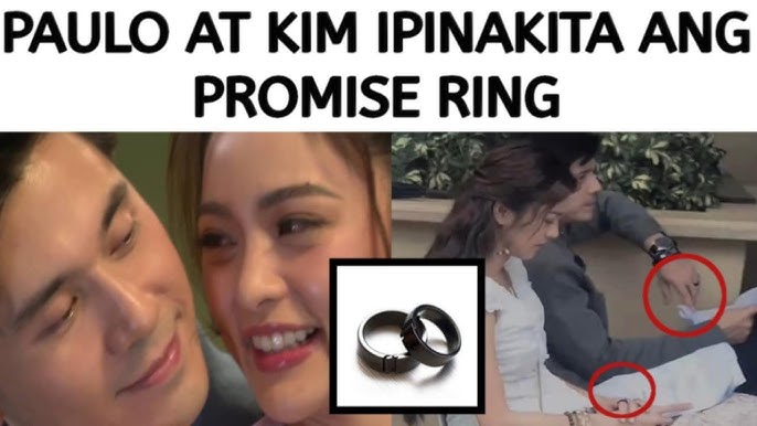 PAULO AVELINO AT KIM CHIU IPINAKITA ANG PROMISE RING