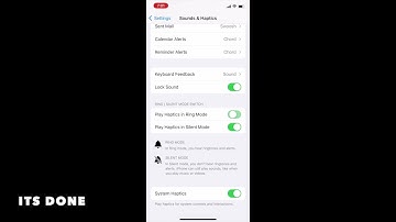 HOW TO ENABLE OR DISABLE PLAY HAPTICS IN RING MODE IN IOS 16 IPHONE