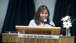 Video thumbnail of "Annie Linklater, singing a cree song, Calvary Outreach Ministries, Moosonee, Ontario"
