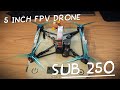 5 INCH FPV DRONE - SUB 250 | Scaled Darwin Tiny Ape Freestyle to 5"