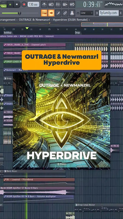 OUTRAGE & Newmanzrl - Hyperdrive [Remake] #outrage #newmanzrl #freeflp