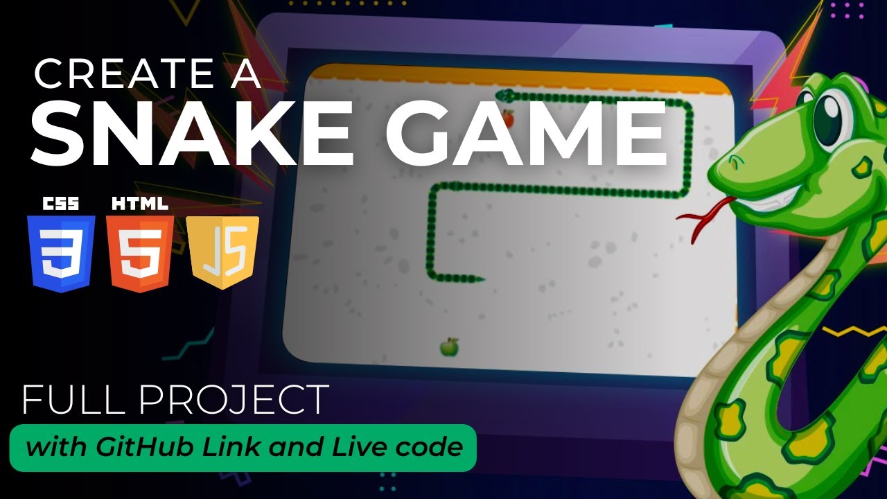 Play the Classic Snake Game in Your Browser, Built with HTML, CSS