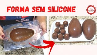 Ovos de Páscoa na forma SEM SILICONE * Passo a passo com bombons recheados