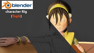 Blender Character Rig - Toph